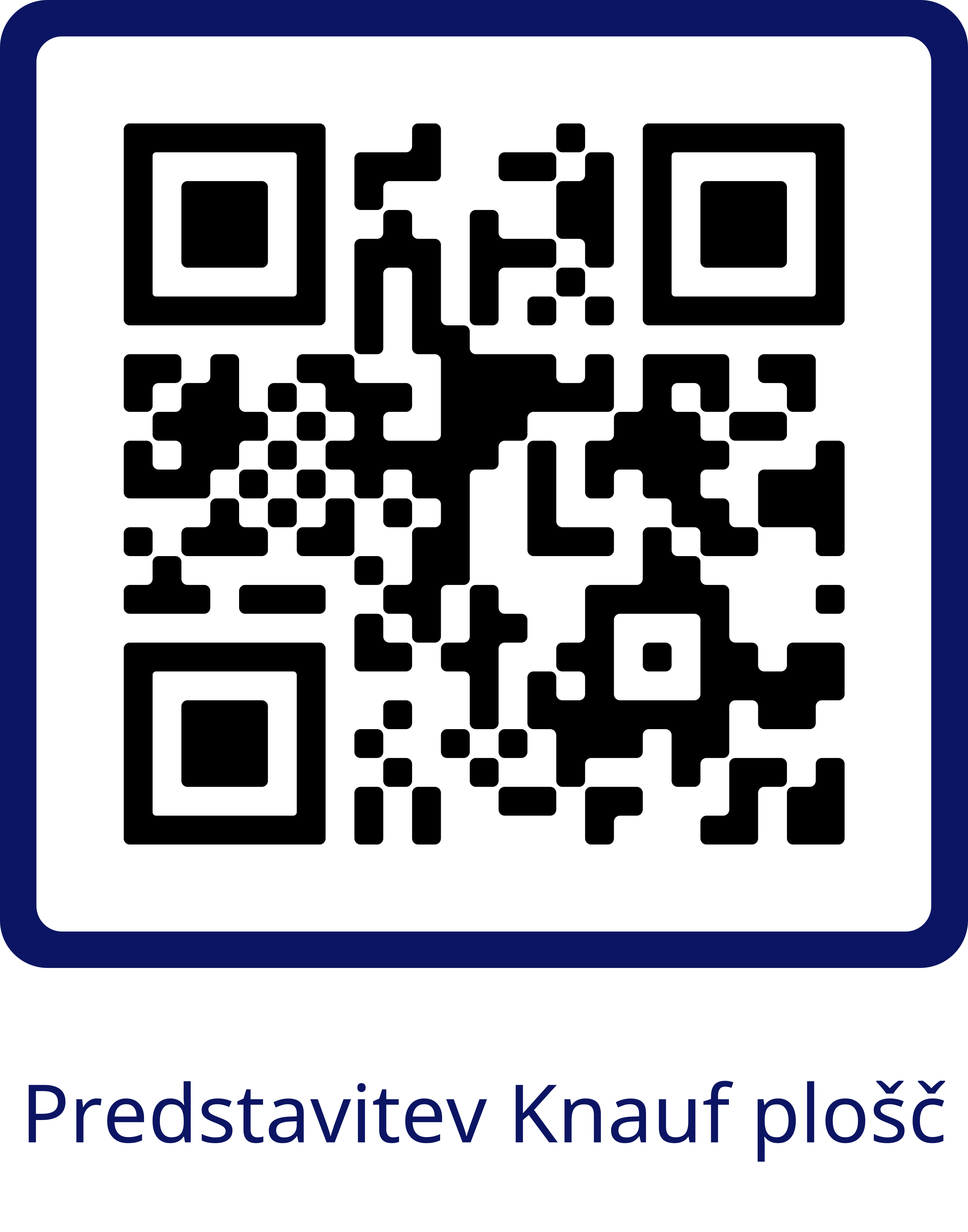 QR koda: Predstavitev Knauf plošč